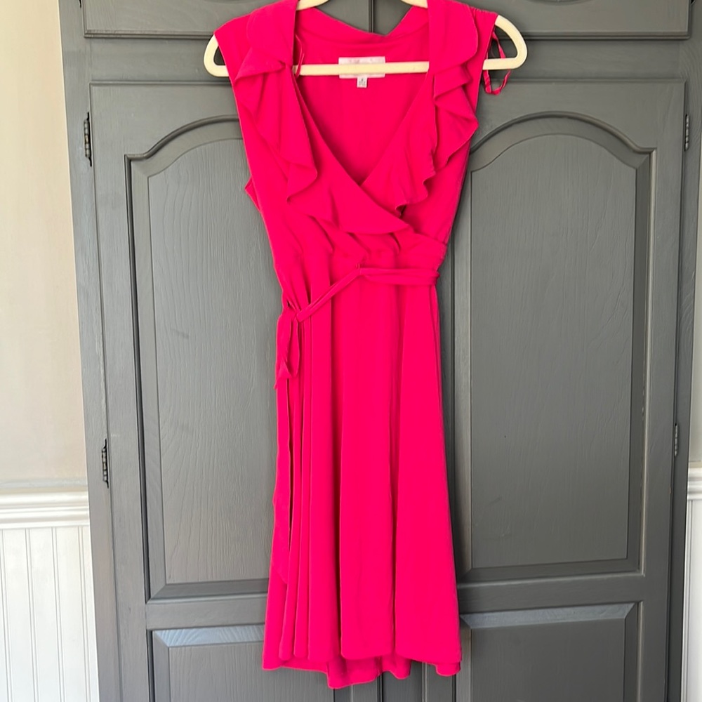Women’s pink wrap dress Studio